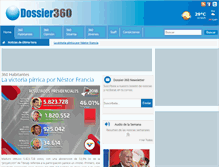 Tablet Screenshot of dossier-360.com